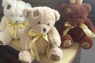 Small Bear - Available in white beige and brown