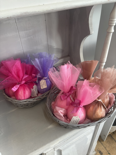 Bath bombs - Available in rose lavender strawberry and mango